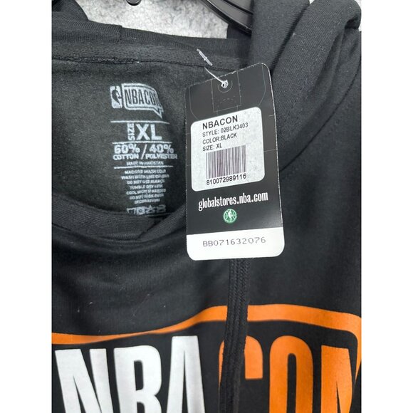 NBA CON Phoenix Suns Double Sided Black Hoodie Size Extra Large New With Tag's - Picture 6 of 7